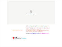 Tablet Screenshot of nederlanders.com
